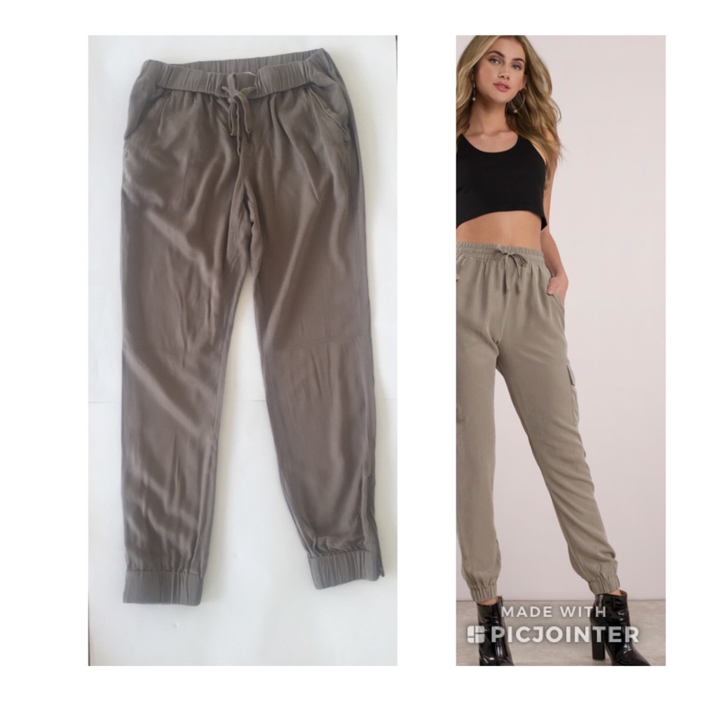 Converse Taupe Jogger Cuff Pants